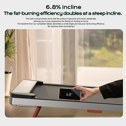 JC Walking Pad, 2.5HP Portable Treadmill with Incline under Desk Treadmill, Dealsforyoudays for Home Office with 265 Lbs Capacity,Remote Control, Led Display
